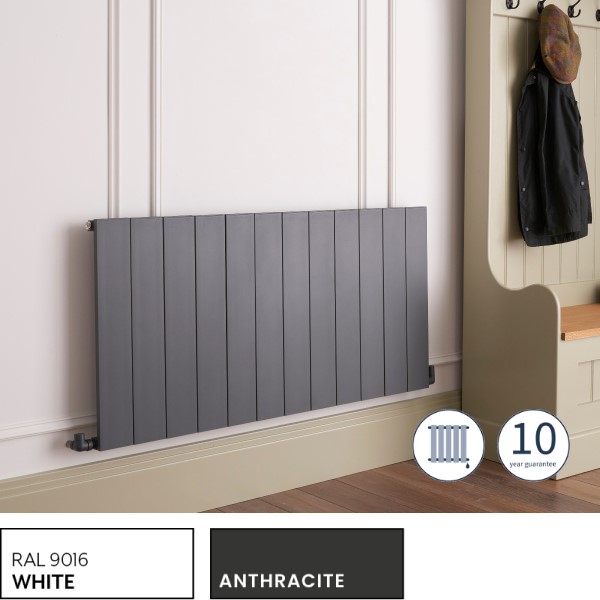 Towelrads Ascot Horizontal radiator in anthracite