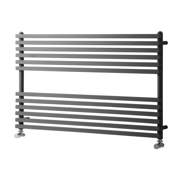 Towelrads Oxfordshire Towel Radiator in Anthracite - 600mm x 1000mm 120975