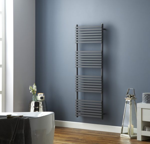 Towelrads Oxfordshire Towel Radiator in Anthracite - 1500mm x 500mm 120959