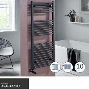 Towelrads Pisa Towel Radiator in Anthracite