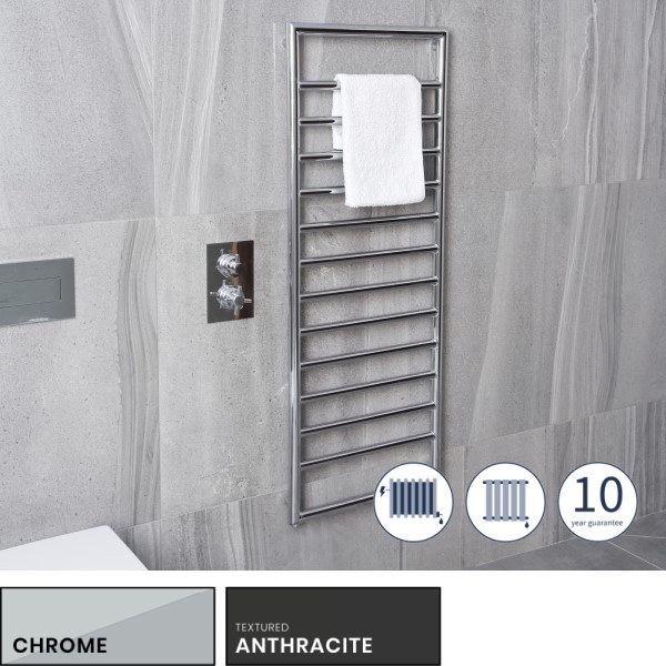 Towelrads Strand Towel Radiator in Chrome