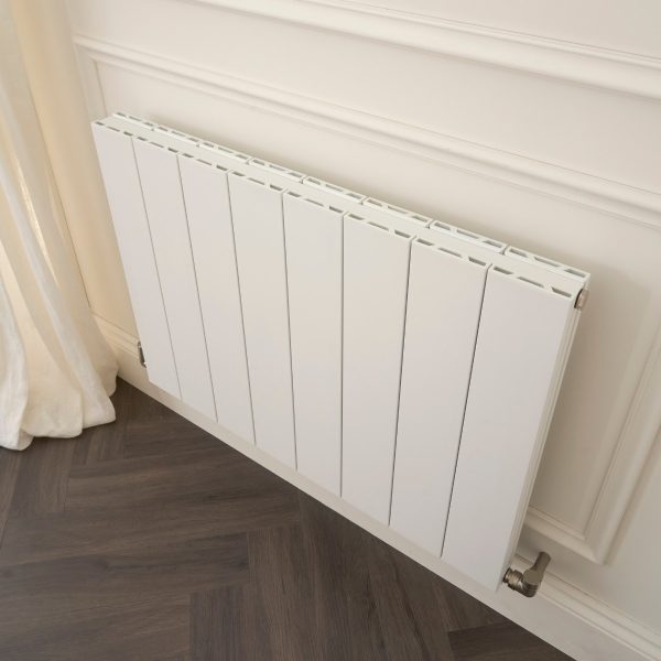 Towelrads Ascot Double Horizontal radiator in White - 600mm x 814mm