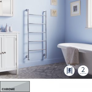 Towelrads Ballymore Electric Towel Rail in Chrome