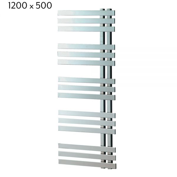 Towelrads Cobham Towel Radiator in Chrome - 1200mm x 500mm