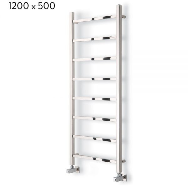 Towelrads Diva Polished Towel Radiator - 1200mm x 500mm