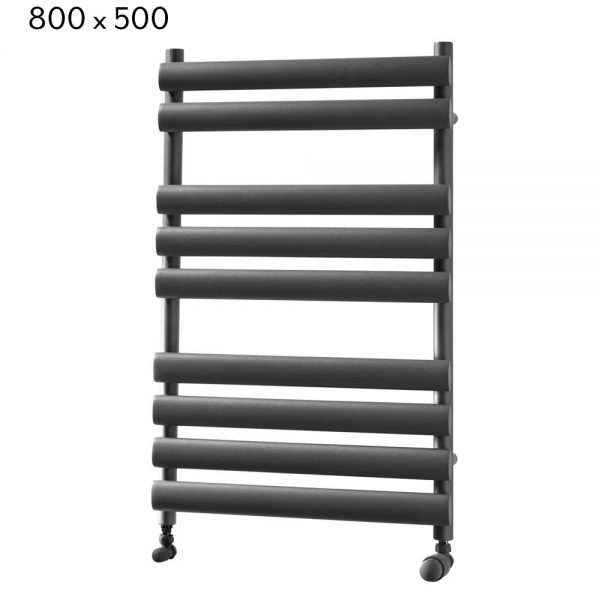 Towelrads Dorney Towel Radiator in Anthracite - 800mm x 500mm