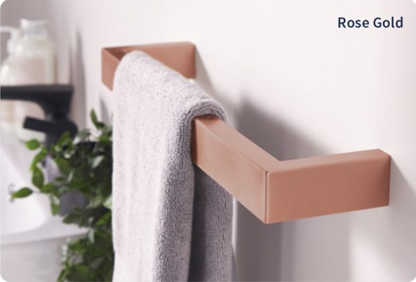 Elcot Electric Towel Bar in Rose Gold Towelrads Elcot Electric Towel Bar in Rose Gold