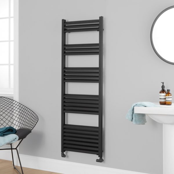 Towelrads Eton Towel Radiator in Black Textured