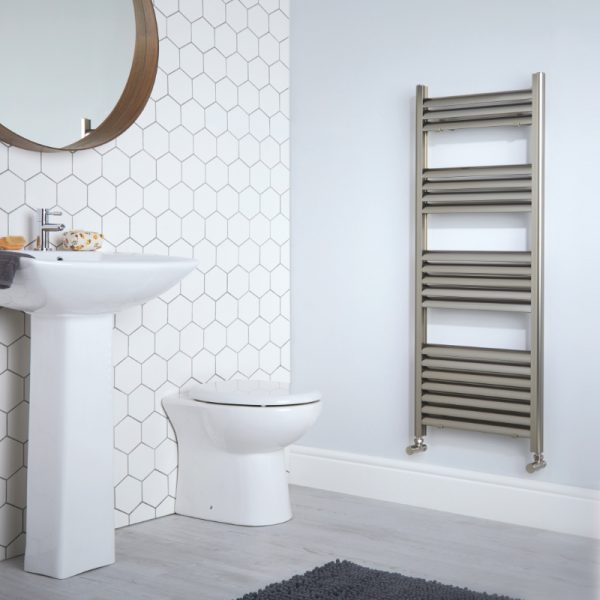 Towelrads Eton Towel Radiator in Brushed Aluminium