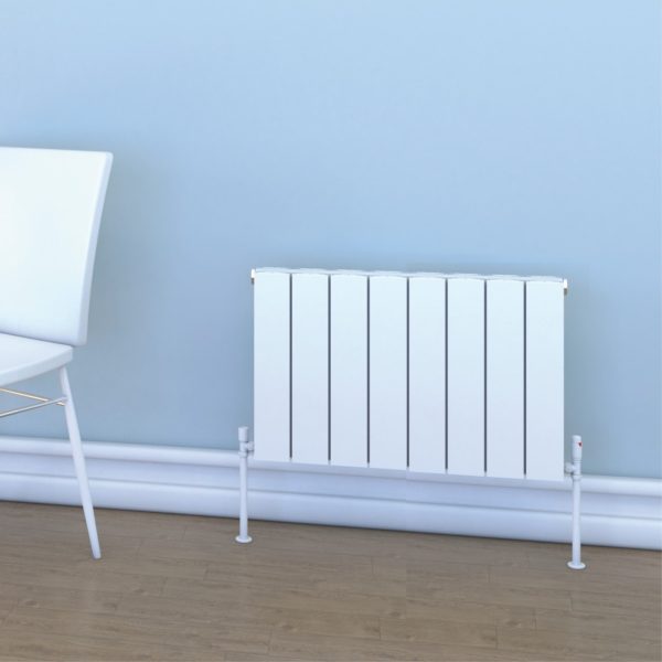 Towelrads Hanworth Plus White Horizontal Radiator- 400mm x 640mm