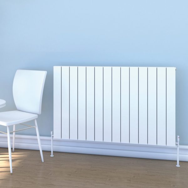 Towelrads Hanworth Plus White Horizontal Radiator - 700mm x 1120mm
