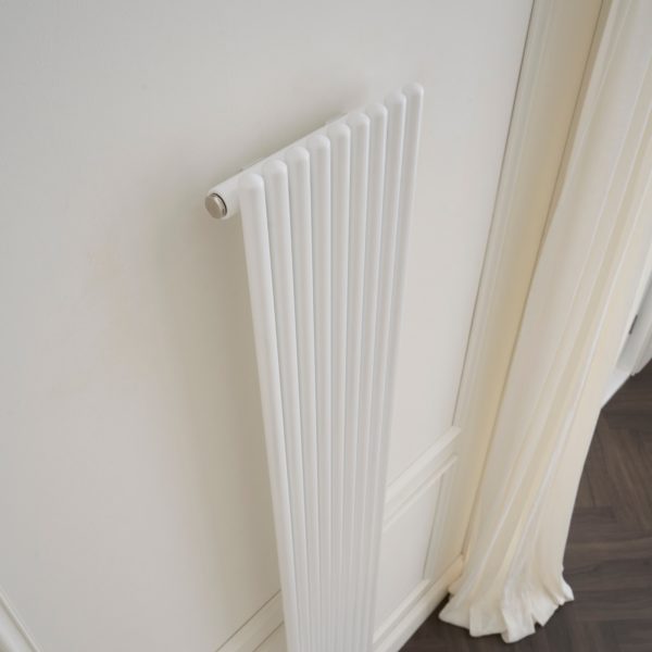 Iridio Vertical Radiator in White 1800mm x 300mm - 120980 Towelrads Iridio Vertical Radiator in White 1800mm x 300mm - 120980