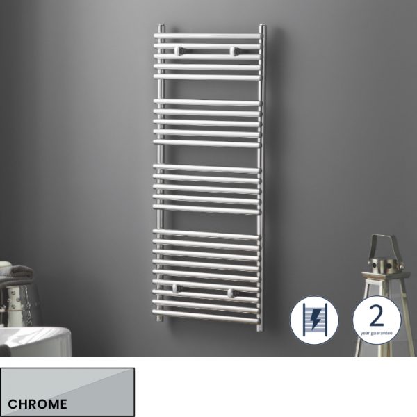 Accessio Horizontal Thermofluid Electric Radiator | Available on Towelrads