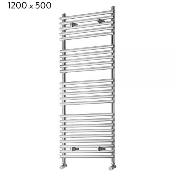 Towelrads Iridio Towel Radiator in Chrome - 1200mm x 500mm