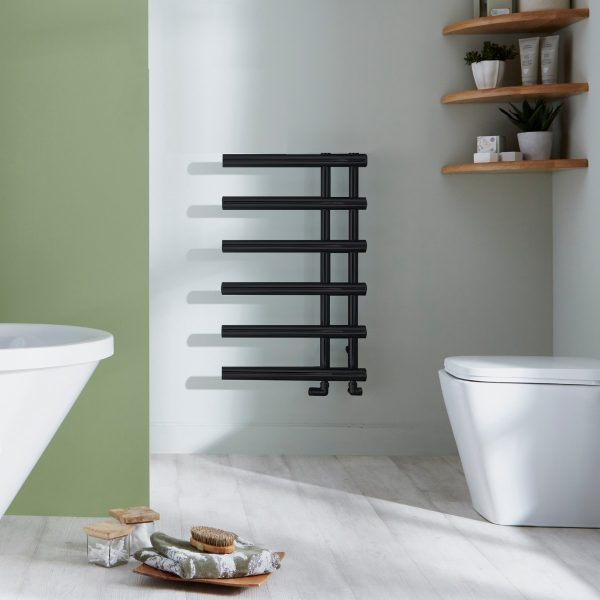 Towelrads Mayfair Towel Radiator in Black 795mm x 500mm - 120908