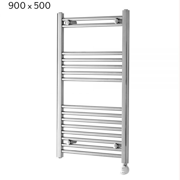 Towelrads McCarthy Electric Towel Rail in Chrome - 900mm x 500mm