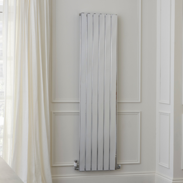 Towelrads Merlo Single Vertical Radiator in Chrome - 1800mm x 435mm Towelrads Merlo Single Vertical Radiator in Chrome - 1800mm x 435mm