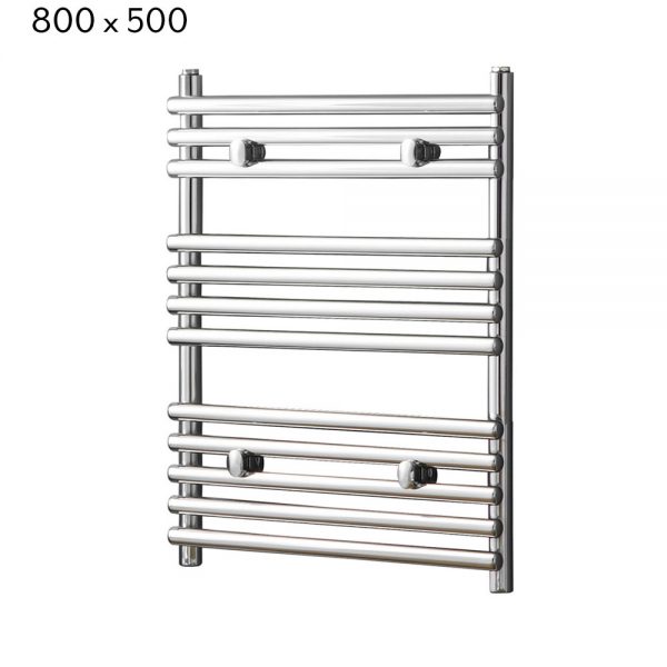 Towelrads Iridio Towel Radiator in Chrome - 800mm x 500mm