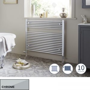 Towelrads Pisa Horizontal Towel Radiator in Chrome