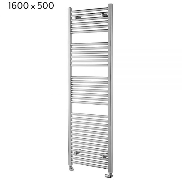 Towelrads Pisa Straight Towel Rail in Chrome - 1600mm x 500mm