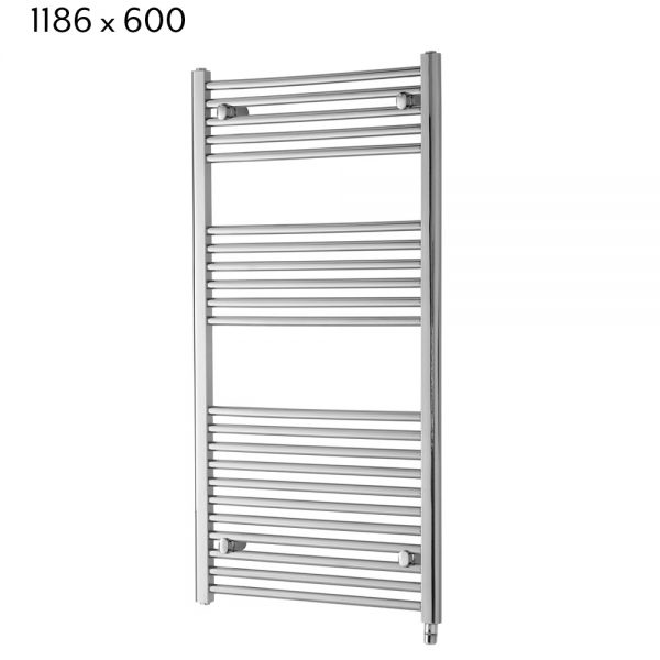 Towelrads Richmond Thermostatic Towel Rail in Chrome - 11186mm x 600mm