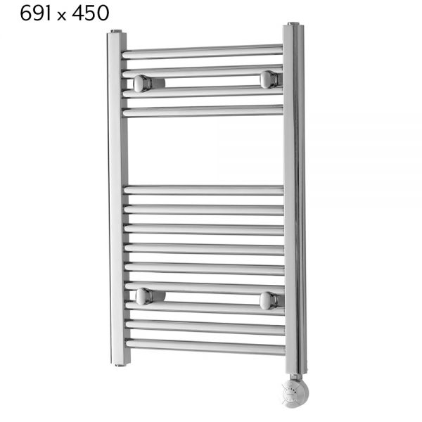 Towelrads Richmond Thermostatic Towel Rail in Chrome - 691mm x 450mm 136010