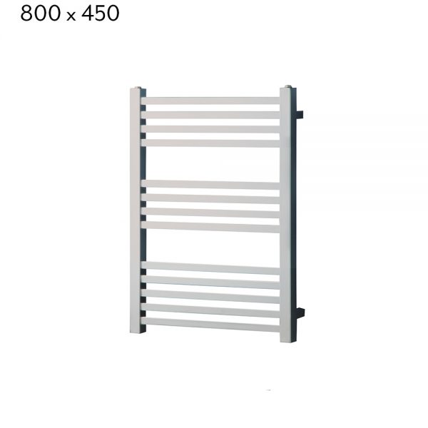 Towelrads Square Towel Radiator in Chrome - 800mm x 450mm