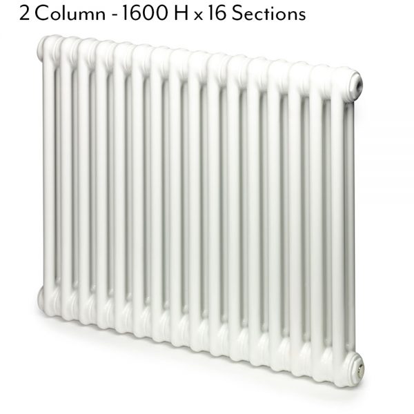 Towelrads Windsor Horizontal 2 Column Radiator in White