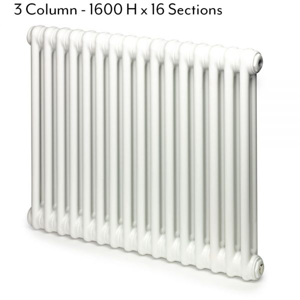 Towelrads Windsor Horizontal 2 Column Radiator in White