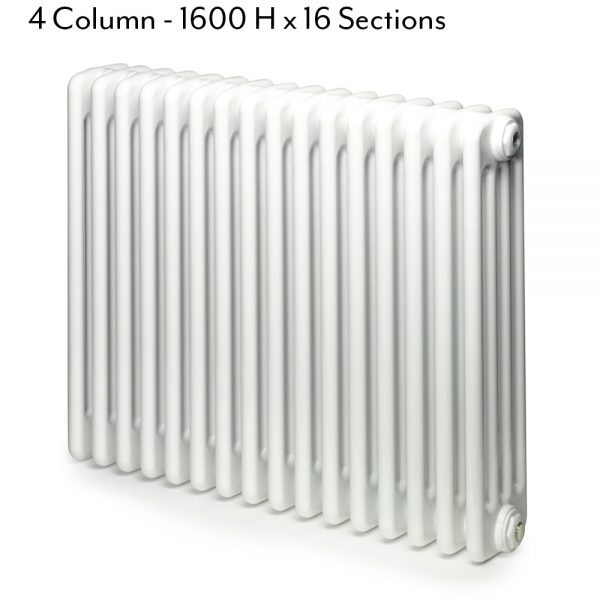 Towelrads Windsor Horizontal 4 Column Radiator in White