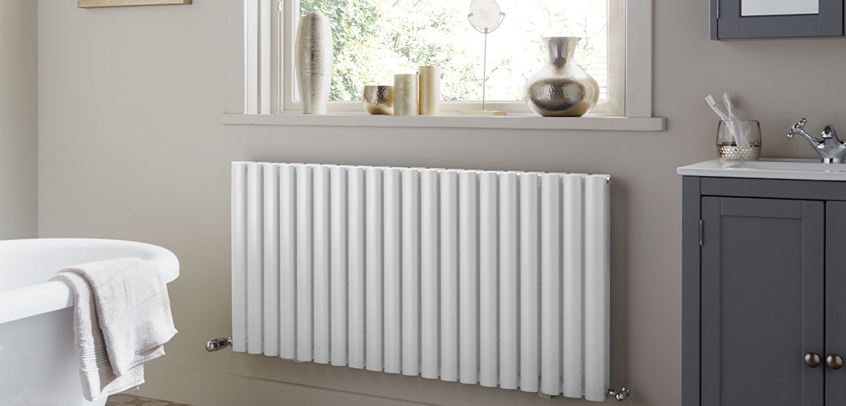Towelrads Dorney Horizontal Radiator in White