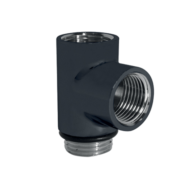 Towelrads Anthracite T-piece - 123009