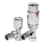 Towelrads TRV Angled Chrome Valves 125005