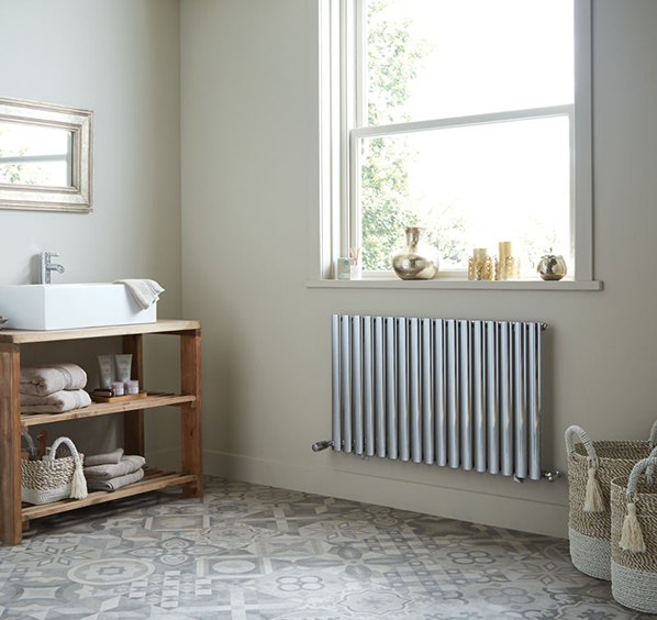 Towelrads Dorney Horizontal Radiator in Chrome