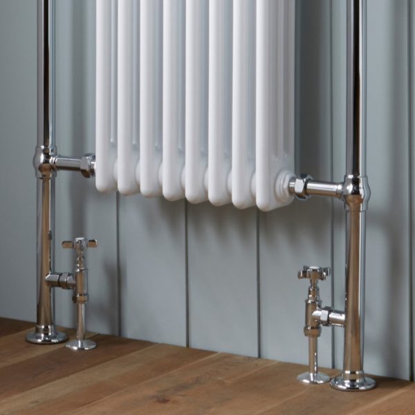 Towelrads Crosshead Angled Valves in Chrome LS