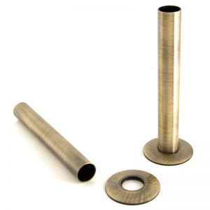 Towelrads 130mm Pipe Sleeves in Antique Brass