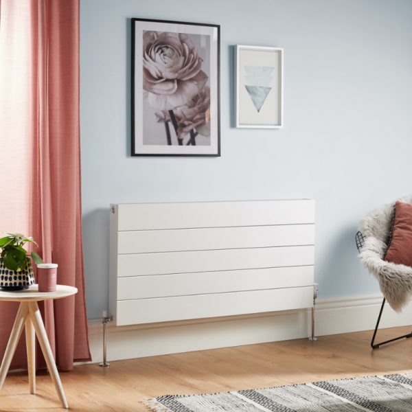 Towelrads Flat Lined Panel Radiator in White
