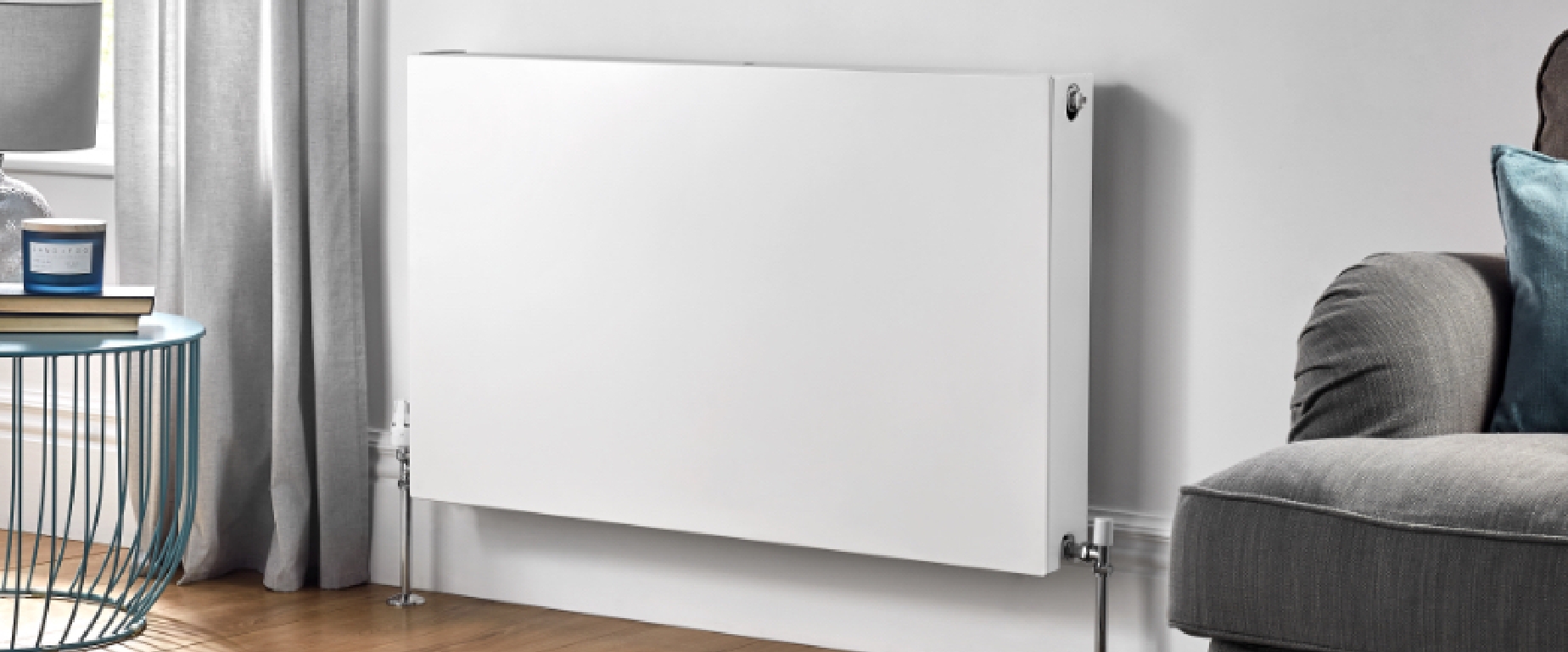 Towelrads Flat Panel Radiator in White