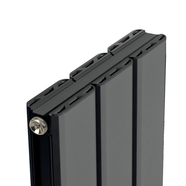 Towelrads Berkshire Vertical Radiator Double Profile in Anthracite