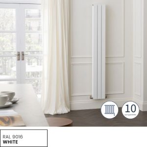 Towelrads Hanworth Vertical Radiator in White