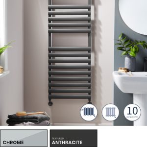 Towelrads Dorney Towel Rail in Anthracite