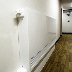 Flat fronted panel radiator