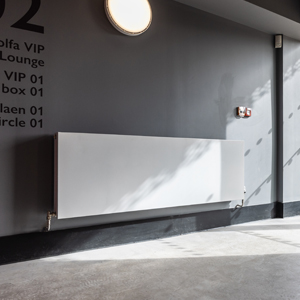 Towelrads Flat Horizontal LST Electric Radiator in White