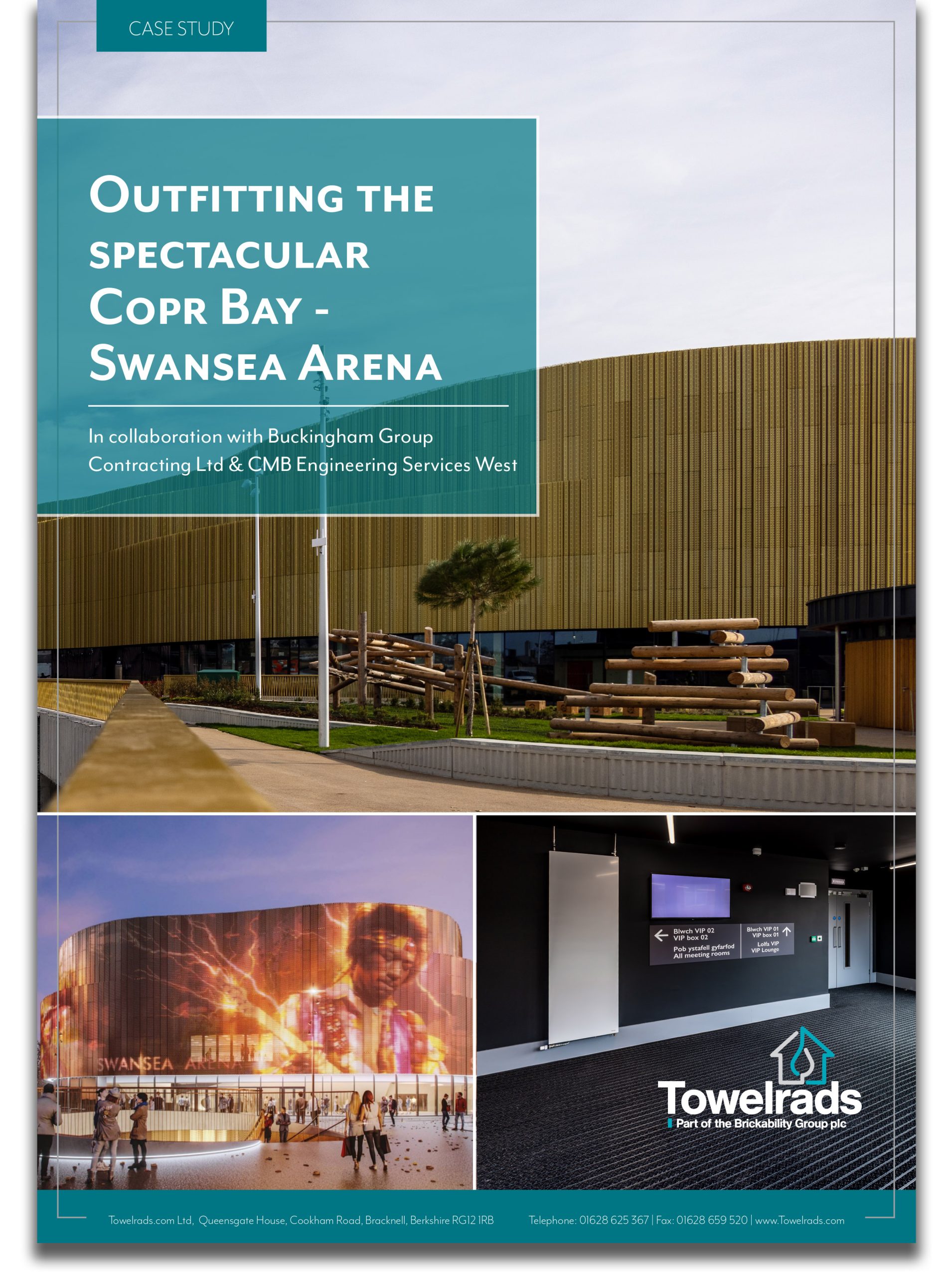 Outfitting the spectacular Copr Bay – Swansea Arena - Towelrads