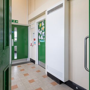 Side view of Vertical LST Ultra Radiator with protective 2mm casing