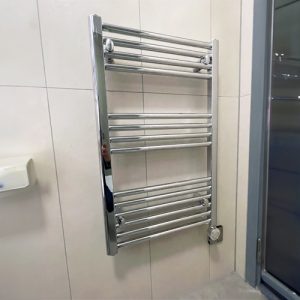Pisa Chrome Electric Towel Rail