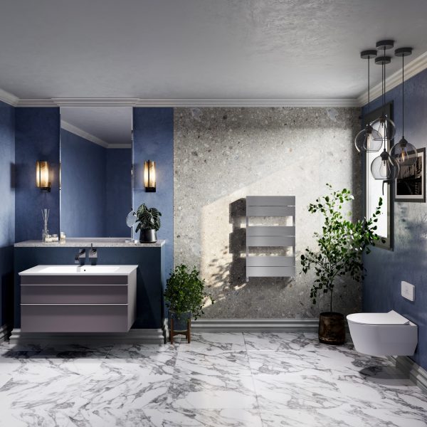 Towelrads Sandhurst Towel Rail in Anthracite - 500mm x 835mm