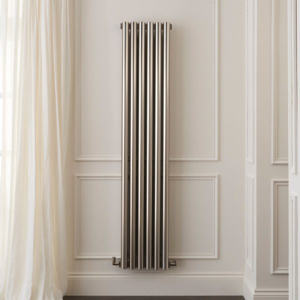 Towelrads Oxshott 1800x375 Vertical Radiator in Silver - 240031