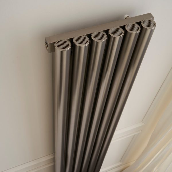Towelrads Oxshott 1800x375 Vertical Radiator in Silver - 240031