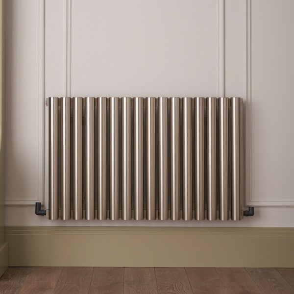 Towelrads Oxshott 600x975 Horizontal Radiator in Silver - 240030